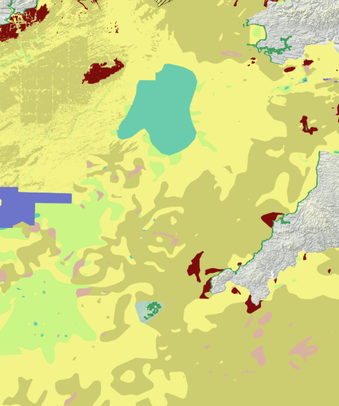 Regional seabed map of the Celtic Sea showing large-scale sediment distribution across offshore wind development areas