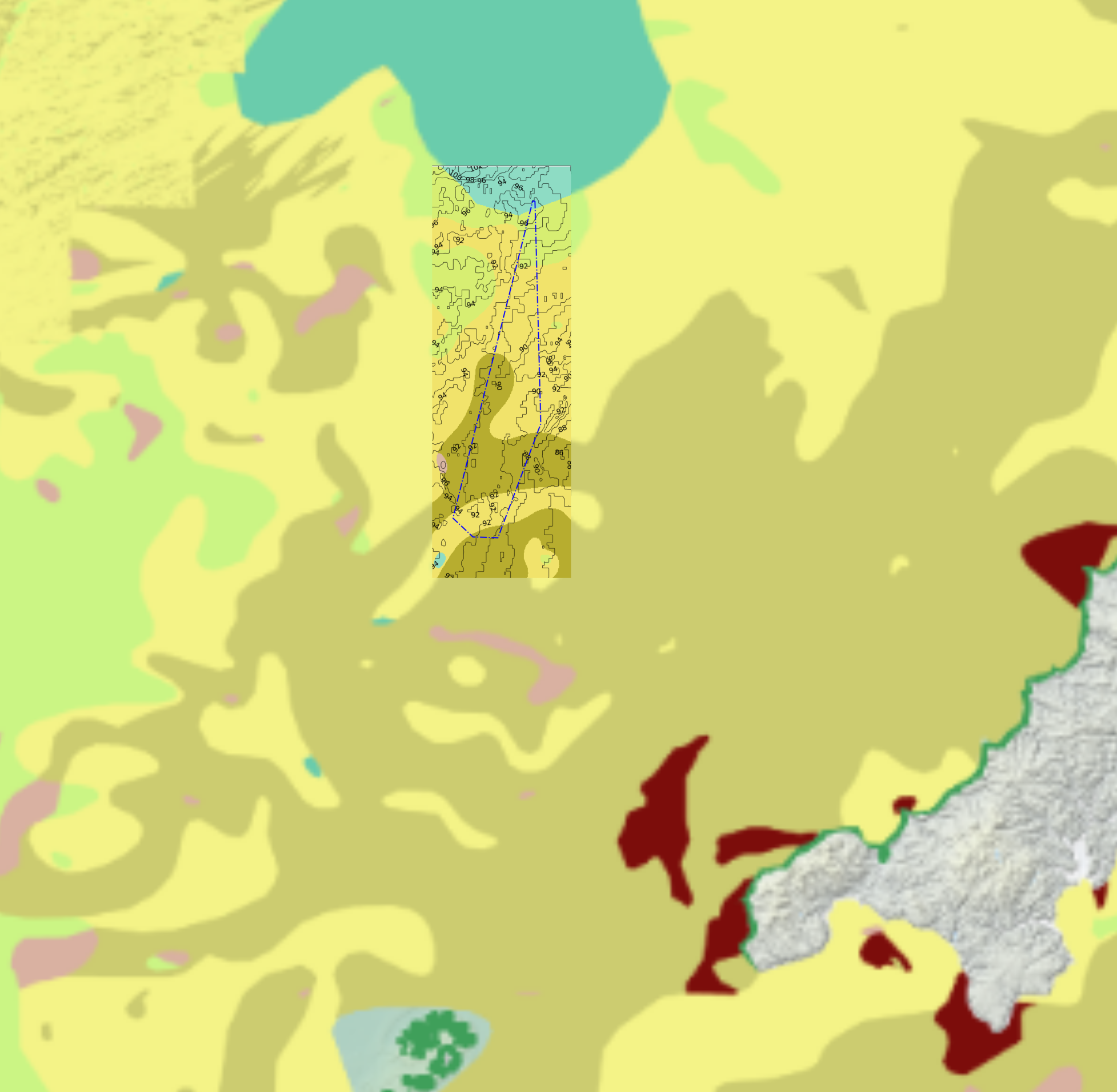 Comparison of lease-scale seabed classification against regional EMODnet dataset to validate spatial consistency